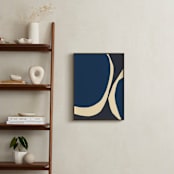 "Still II" - Art Print in Indigo by Deborah Velasquez - In a Room