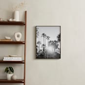 "Sunflare Palms" - Art Print in Flare by Jamie Lollback - In a Room