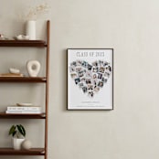 "Heart Snapshot for Grads: Framed Photo" - Framed Photo in White by Minted - In a Room