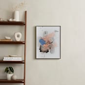 "Divide #2" - Art Print in Glacial Reflection by Christine Olmstead - In a Room