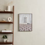 "Palace Walk 1" - Art Print in sandstone by Kamala Nahas - In a Room