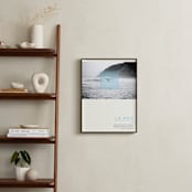 "La Mer" - Art Print in Sea Blue by WHALEN - In a Room