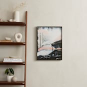 "Roaming" - Art Print in Ink and Pink by Jeannine Chanin Penn - In a Room