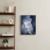 "Window On The World" - Art Print in Stormy Blue by Kelsey Mucci - In a Room