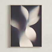"Into the light " - Art Print in Light by Karen Kardatzke - Framed