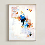 "Memory" - Art Print in Cream by Mallory Grace - Framed