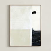 "Construct 9 " - Art Print in Neutrals by Ashleigh Ninos - Framed