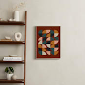"Autumn" - Art Print in Maroon by Beth Vassalo - In a Room