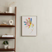 "Botanical Burst I" - Art Print in Cream by Creo Study - In a Room