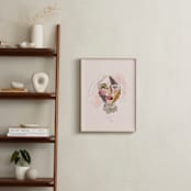 "The Sum of Its Parts" - Art Print in Rouge by Kristen Smith - In a Room