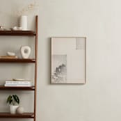 "Elossa II" - Art Print in Vintage Beige by jinseikou - In a Room