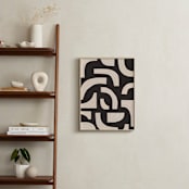 "rhythm" - Art Print in Licorice Black by Alisa Galitsyna - In a Room