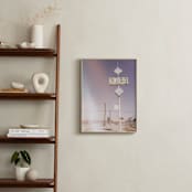 "Desert Cafe" - Art Print in Sky by Lissabeth Anglin - In a Room