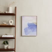"inimitable" - Art Print in light sapphire blue by Artsy Canvas Girl Designs - In a Room