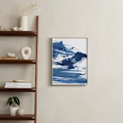 "So True 2" - Art Print in Cool Blue by Jenny Partrite - In a Room