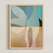 "Under the Surface I" - Art Print in Deph by Sumak Studio - Framed