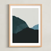 "Wefterra" - Art Print in Twilight by Kamala Nahas - Framed