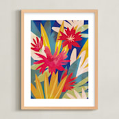 "Tropical Bliss" - Art Print in Tropical by Jen Florentine - Framed