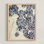 "Lepidolite " - Art Print in Gray Purple by Shine Haus Collective - Framed