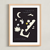 "Twinkle, Twinkle Little Star" - Art Print in Twilight by Elliot Stokes - Framed