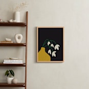 "Moussonnerie I" - Art Print in Black by Alex Roda - In a Room