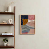 "Composition On Color and Texture 1" - Art Print in Nude Cloud by Bethania Lima - In a Room