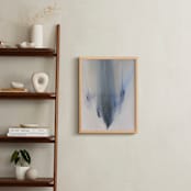 "FreeFall" - Art Print in Blue Grey by Christa Kimble - In a Room