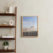 "Retro" - Art Print in Southwest Sky Blue by Hannah E Palmer - In a Room