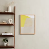 "Sunshine Wicker I" - Art Print in Limoncello by Carrie Moradi - In a Room
