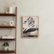 "Reflection 1" - Art Print in Air by Sumak Studio - In a Room