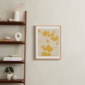 "Botanica 1" - Art Print in Amber by Kamala Nahas - In a Room