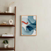 "Flux I" - Art Print in Wave by Sumak Studio - In a Room