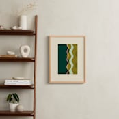 "Transparent Waves" - Art Print in Forest by Baumbirdy - In a Room