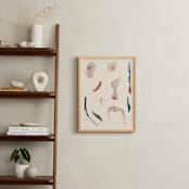 "Ancient Shapes 1" - Art Print in Museum by Sumak Studio - In a Room