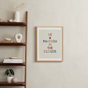 "Rainbow in a Cloud" - Art Print in Rainbow by Hanna M - In a Room