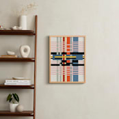 "Weaving" - Art Print in Blush by Stefania Copertini - In a Room