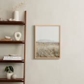 "highland prairie III" - Art Print in Wheat by Kamala Nahas - In a Room