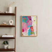 "Fading Memories" - Art Print in Teal by Portia Monberg - In a Room