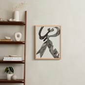 "Androgynas" - Art Print in Soft Black by Maran Ree Whiting - In a Room