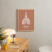 "Boho Geo Mobile" - Personalized Art Print in Toffee by Iveta Angelova - In a Room