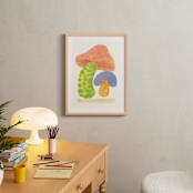 "mushrooms" - Art Print in Multicolor by Renée Stramel - In a Room