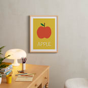 "fruit I" - Art Print in marigold by Ellen Schlegelmilch - In a Room