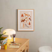"Woodland Animals" - Art Print in Earthy Beige by Tati Abaurre - In a Room