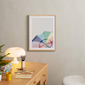 "Rainbow Summer" - Art Print in white by Caroline Mint - In a Room