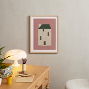 "Maisonette" - Art Print in Dusty Rose by Ani Somi - In a Room