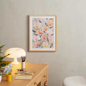"Speckled Garden" - Art Print in White by Whitney Rainsdon - In a Room