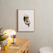 "Mommy Is My World" - Art Print in Otter Brown by Jean Choe Art and Design - In a Room
