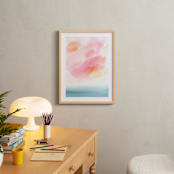 "Sherbet Sky" - Art Print in Sherbet by Lindsay Megahed - In a Room