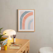 "Spring Rainbow" - Art Print in Blush by Iveta Angelova - In a Room