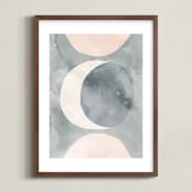 "Spring Moon" - Art Print in Night Sky by Iveta Angelova - Framed